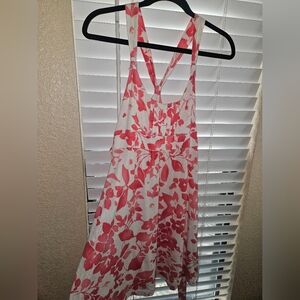 American Eagle Outfitters Coral and Cream Dress